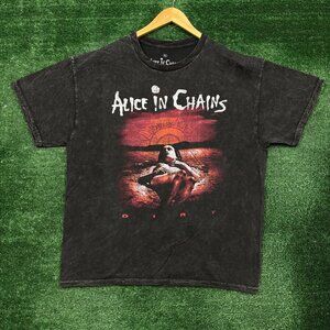 Alice In Chains Dirt Est 1987 Rock Band Mineral Wash T-Shirt Size Extra Large